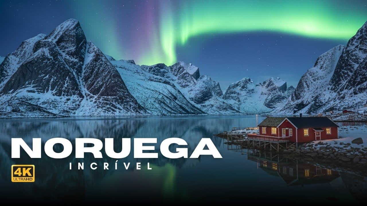 Noruega em 4K – O País dos Fiordes e da Aurora Boreal | Documentário Raízes Globais Docs